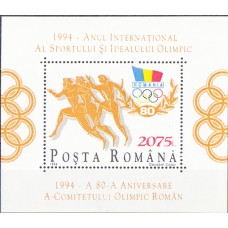 Олимпиада Румыния 1994, 100-летие МОК, блок Mi: 291