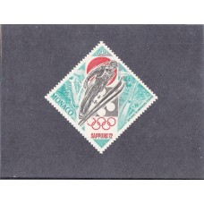 Олимпиада Монако 1972, Саппоро, 1 марка Трамплин