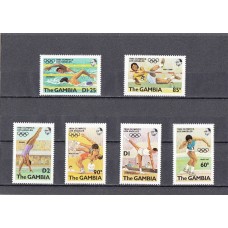 Олимпиада Гамбия 1984, Лос Анджелес серия 6 марок