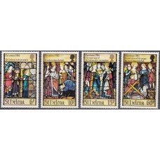 Религия Святой Елены острова 1984-85, Мозаика Рождество серия 4 марки