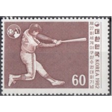 Спорт Корея 1982, Бейсбол 1 марка