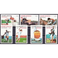 Спорт Гвинея Биссау 1988, Олимпийские виды спорта, серия 7 марок