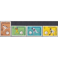 Спорт Нидерландские Антиллы 1984, Бейсбол, серия 4 марки