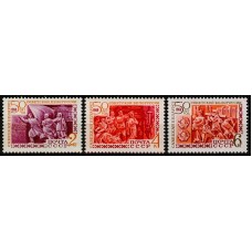 СССР 1969, 50 лет Белорусской ССР, полная серия 3720-22 (Сол)