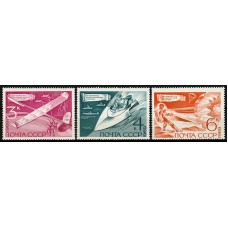 СССР 1969, Технические виды спорта, полная серия 3837-39 (Сол)