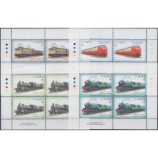 Железная дорога Гамбия 2003, Локомотивы серия 4 марки (Mi: 5100-03) в малых листах