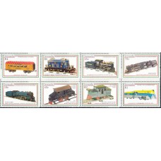 Железная дорога Гренада 1992, Модели Локомотивов, серия 8 марок