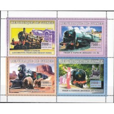 Железная дорога Гвинея 2006, Локомотивы, малый лист