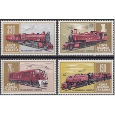 Железная дорога Восточно-Африканское Содружество, серия 4 марки