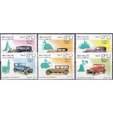 Автомобили Лаос 1982, Автомобили известных марок, полная серия 6 марок