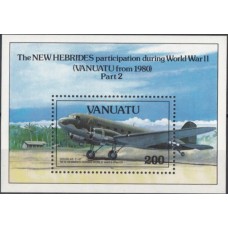 Авиация Вануату 1993, Самолет Дуглас блок Mi: 20 (редкий)